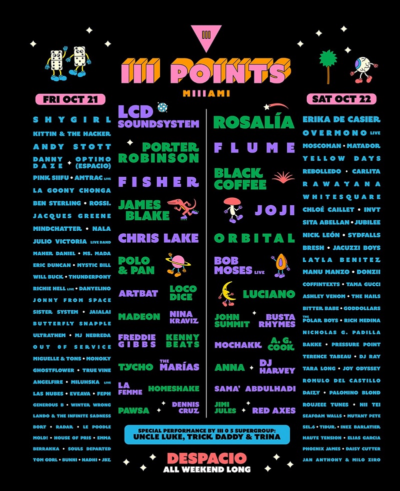 III Points Festival Lineup 2022