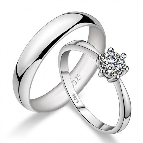 Top 5 Sterling Silver Diamond Rings Gift For Women 