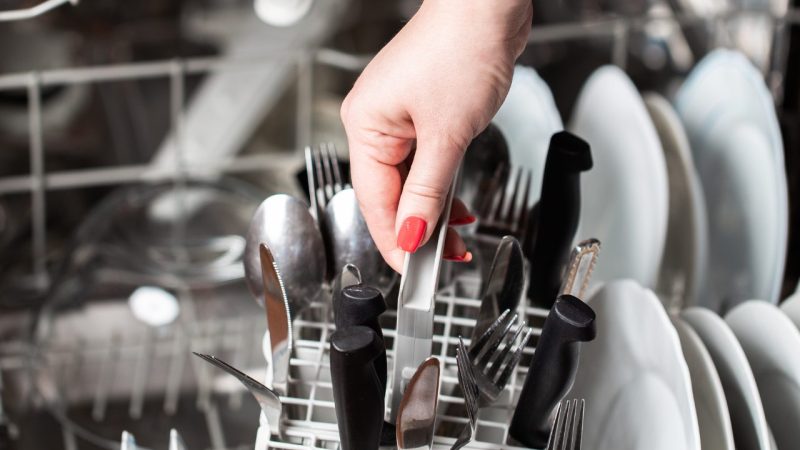 Why won t my KitchenAid dishwasher latch?